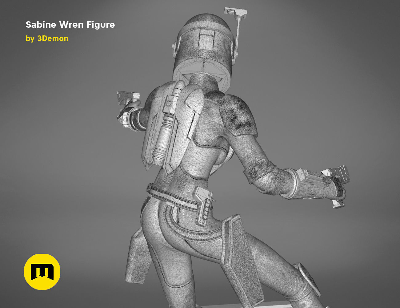 Sabine Wren Figure 3D print model_45