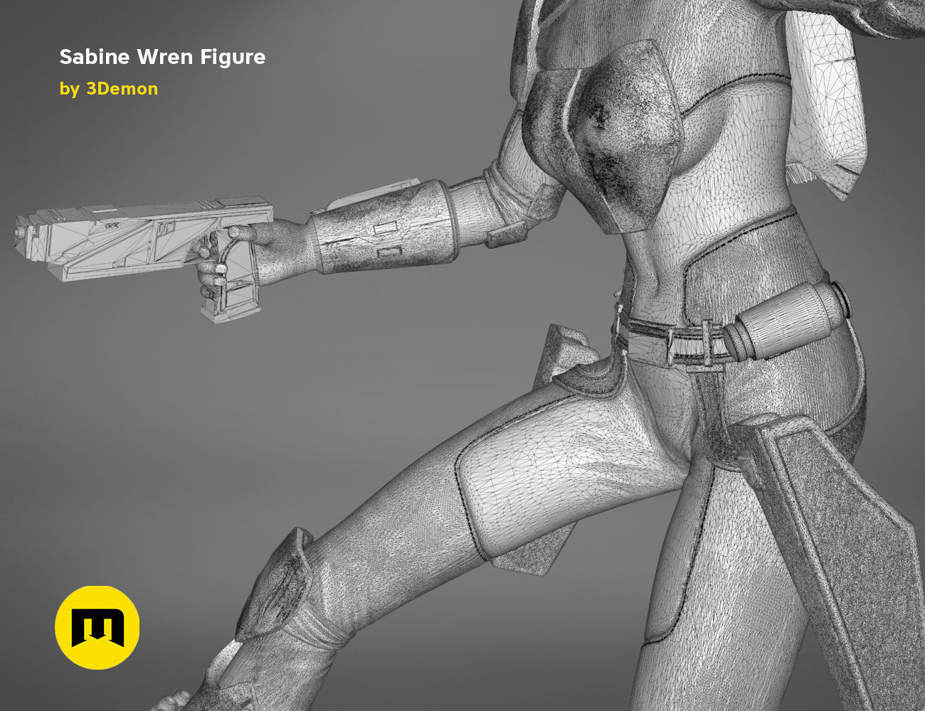 Sabine Wren Figure 3D print model_47