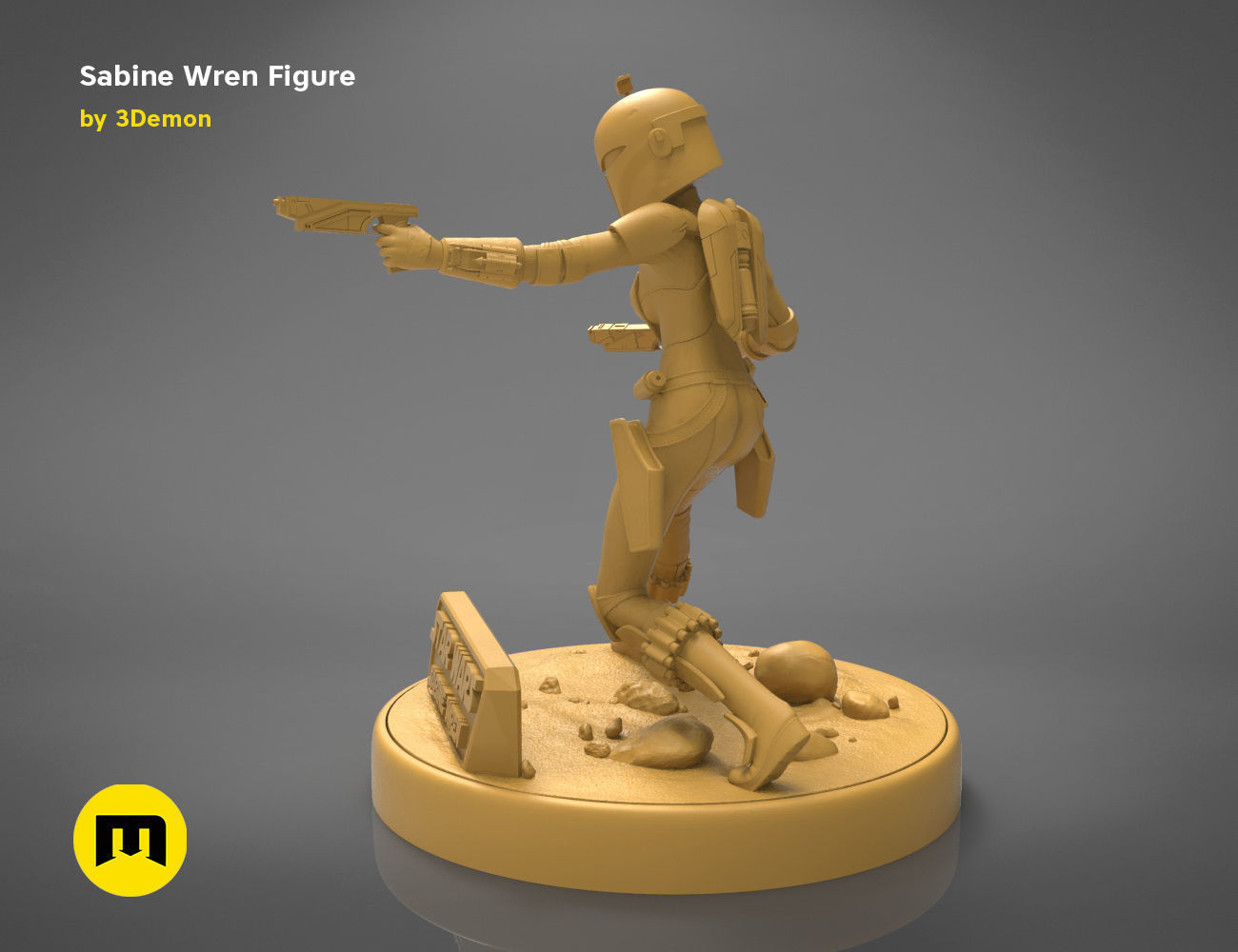 Sabine Wren Figure 3D print model_33