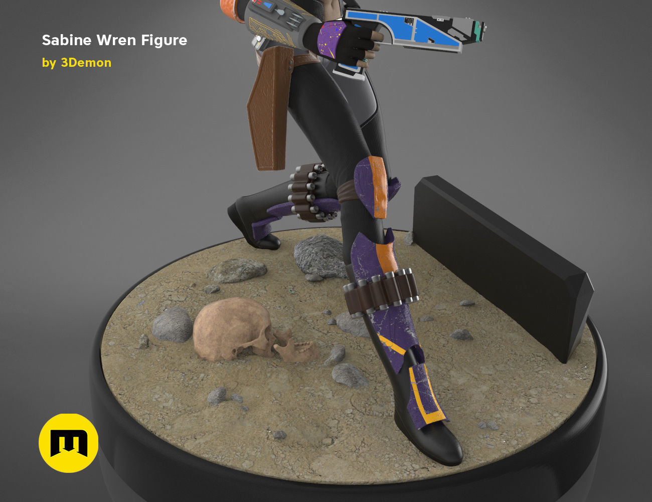 Sabine Wren Figure 3D print model_21