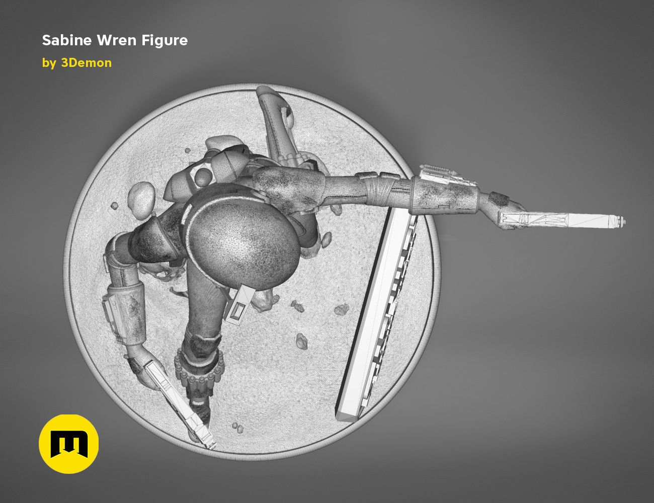 Sabine Wren Figure 3D print model_46