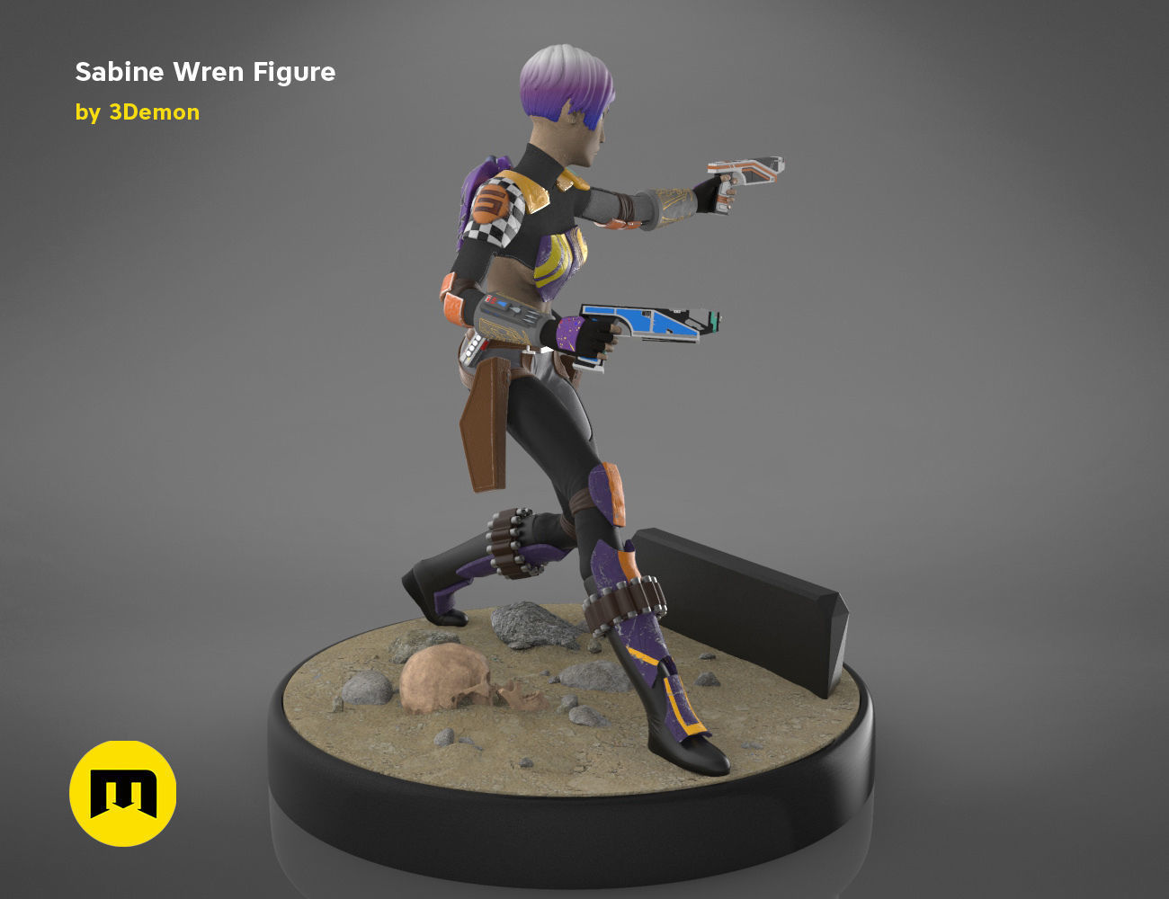 Sabine Wren Figure 3D print model_23