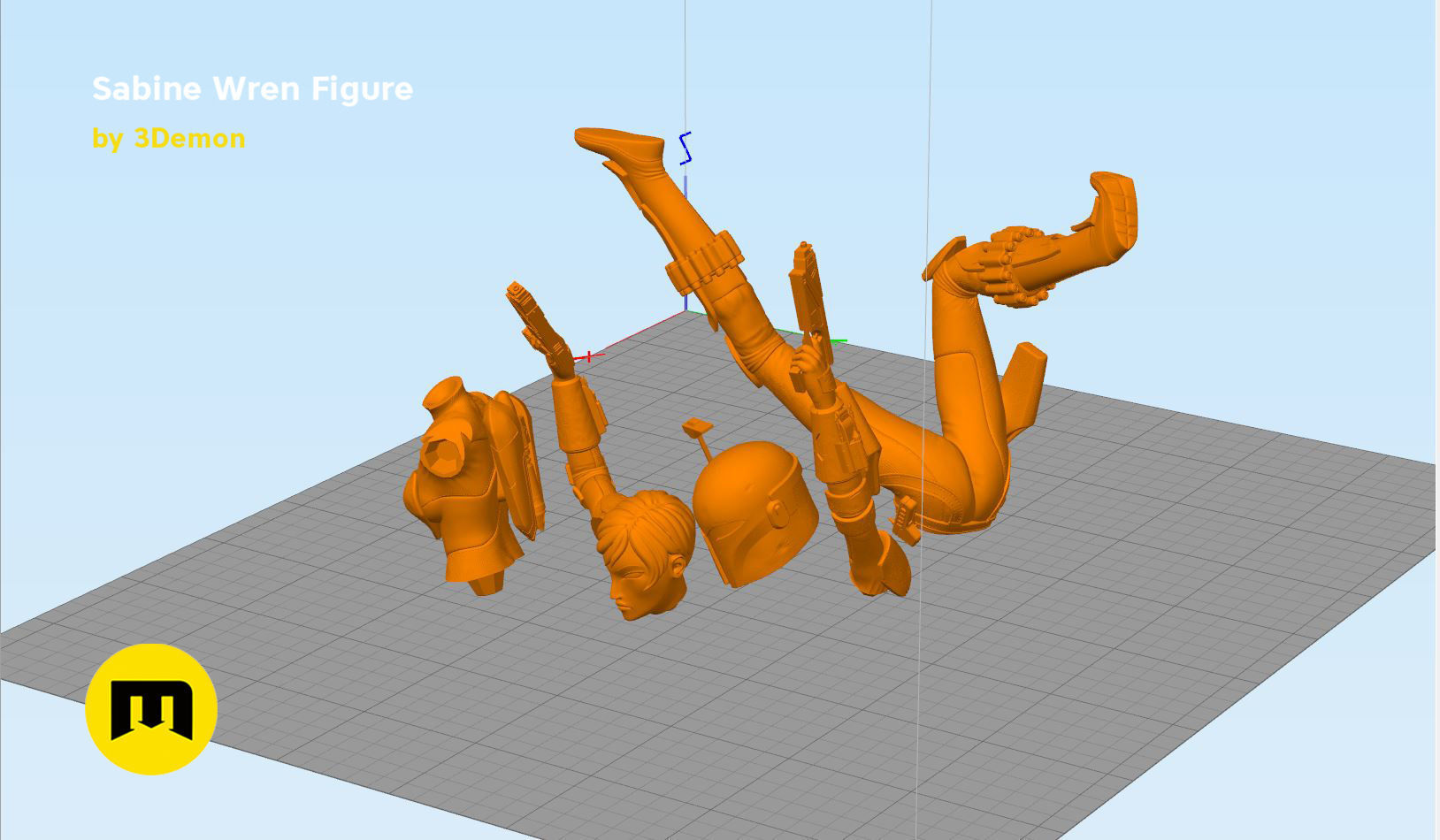 Sabine Wren Figure 3D print model_30