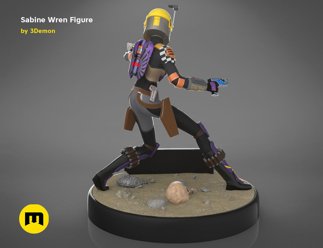 Sabine Wren Figure 3D print model_13