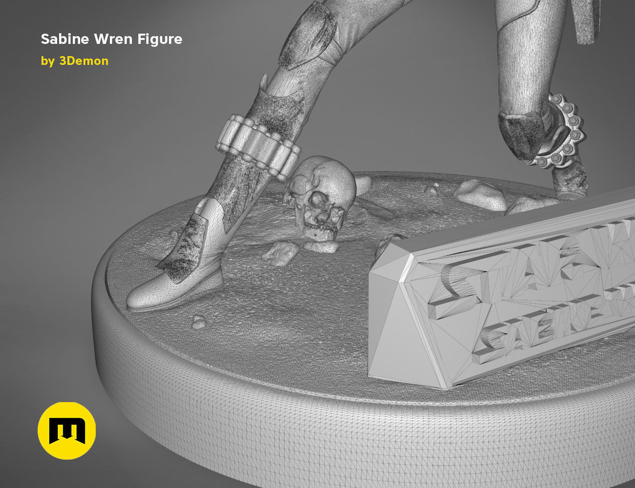 Sabine Wren Figure 3D print model_48