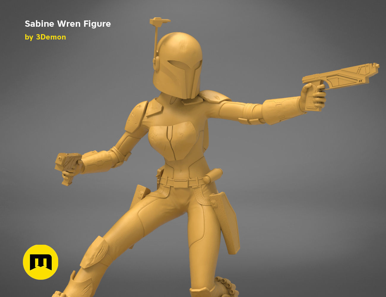 Sabine Wren Figure 3D print model_34