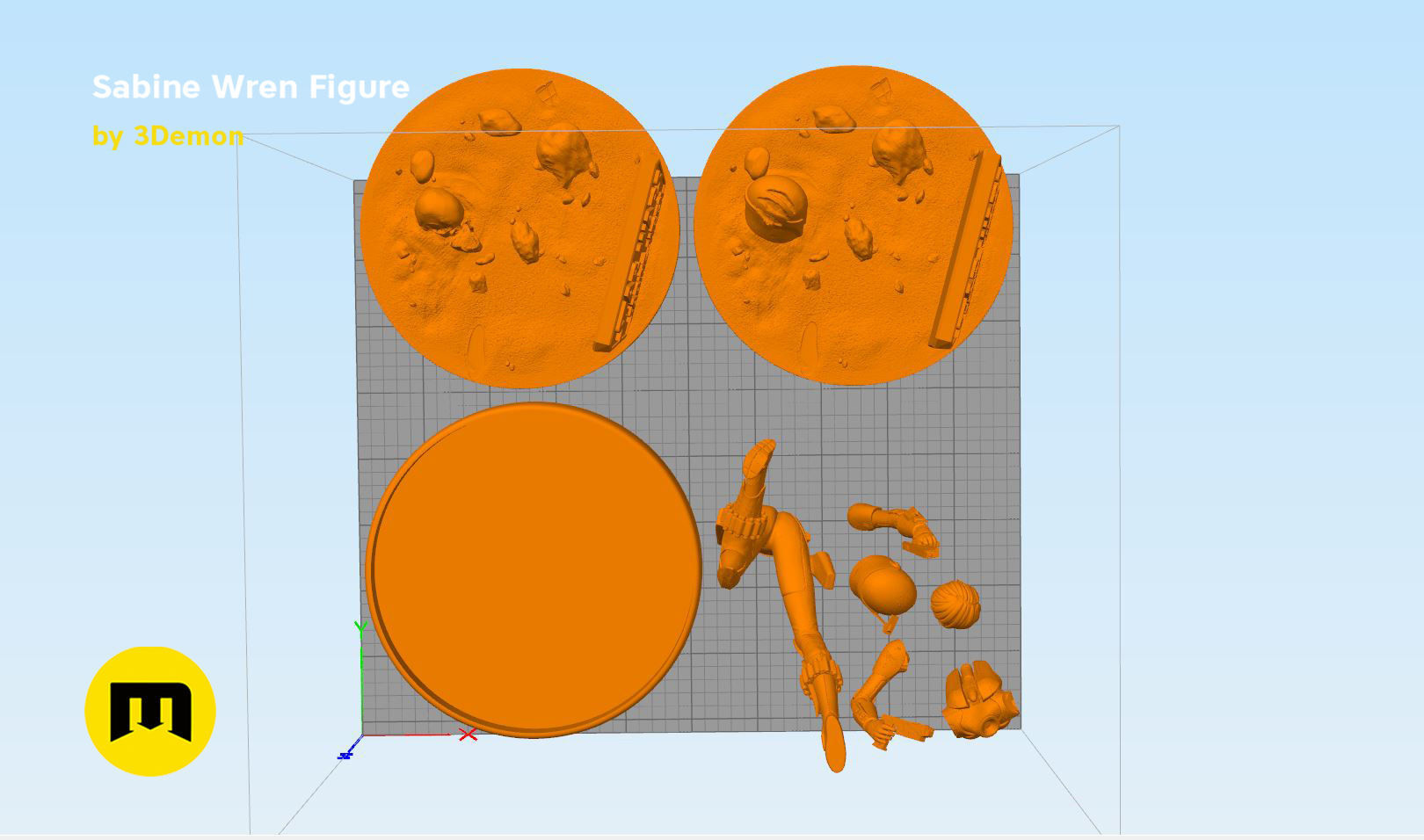 Sabine Wren Figure 3D print model_29