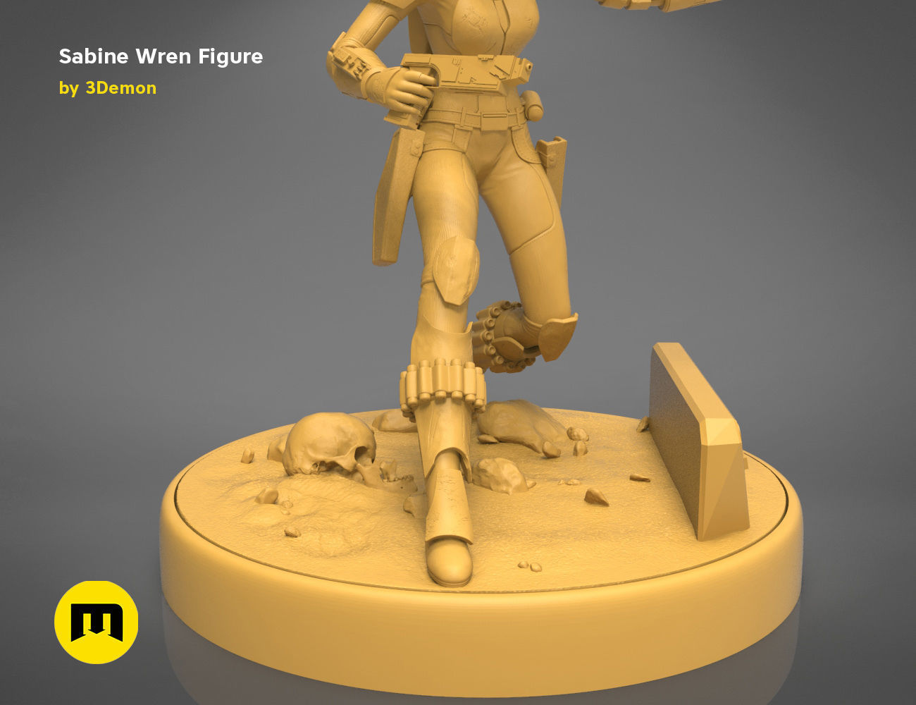 Sabine Wren Figure 3D print model_39
