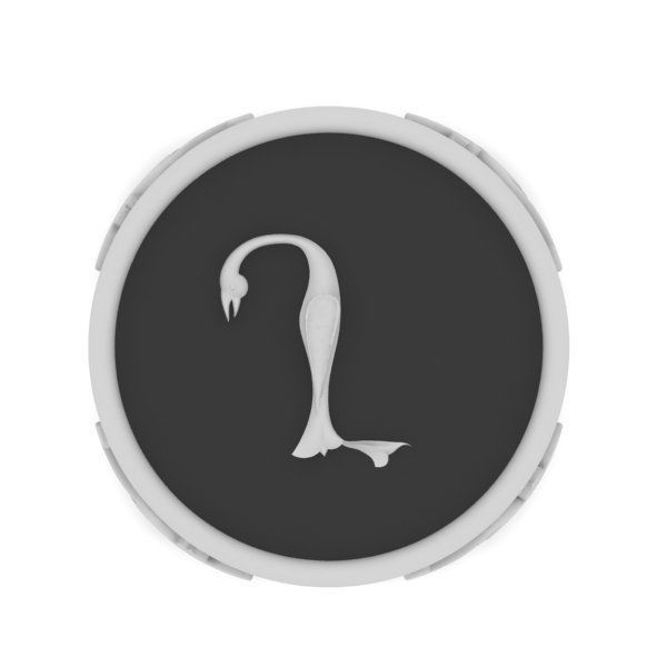 Pendant trchnagir X 3D print model_3