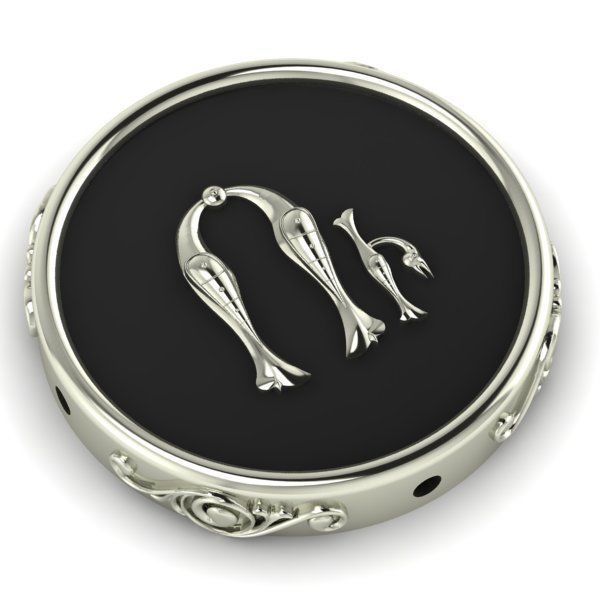 Pendant trchnagir U 3D print model_5