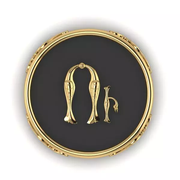 Pendant trchnagir U 3D print model_0