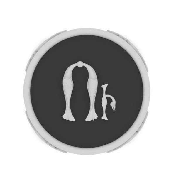 Pendant trchnagir U 3D print model_3