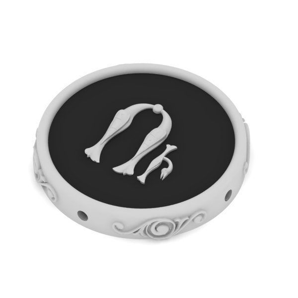 Pendant trchnagir U 3D print model_11