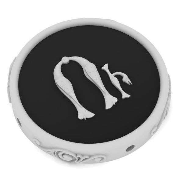 Pendant trchnagir U 3D print model_7