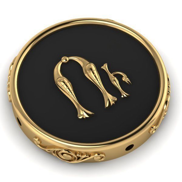 Pendant trchnagir U 3D print model_4