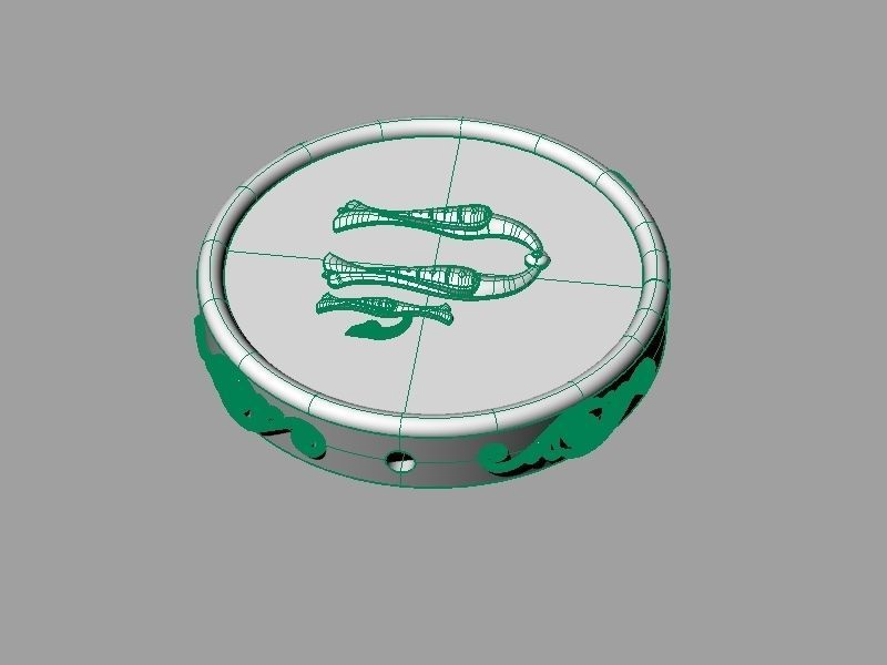 Pendant trchnagir U 3D print model_15