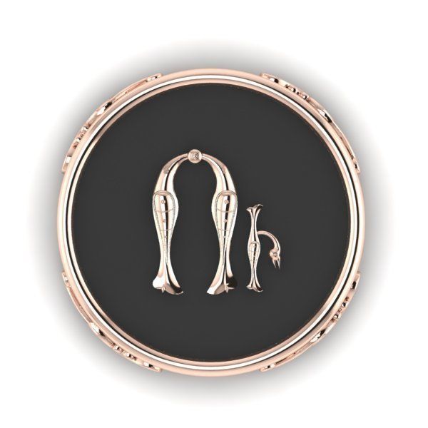 Pendant trchnagir U 3D print model_2