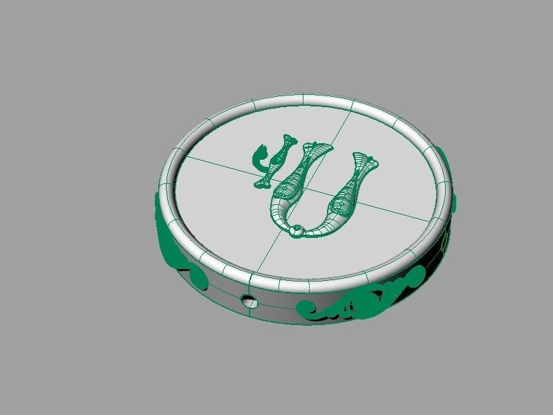 Pendant trchnagir U 3D print model_13