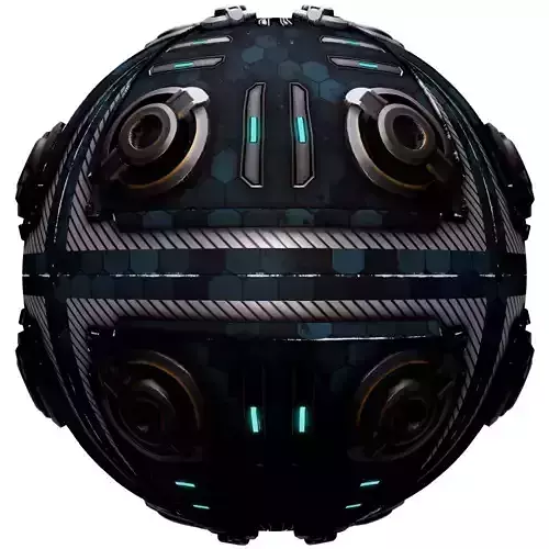 PBR Seamless Sci-Fi Texture 02 Low-poly 3D model PBR Seamless Sci-Fi Texture 02 Low-poly 3D model