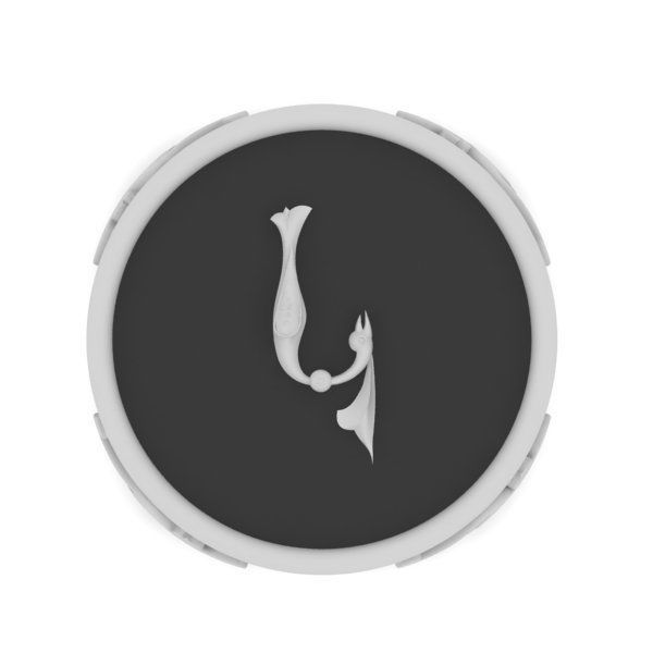 Pendant trchnagir K 3D print model_3