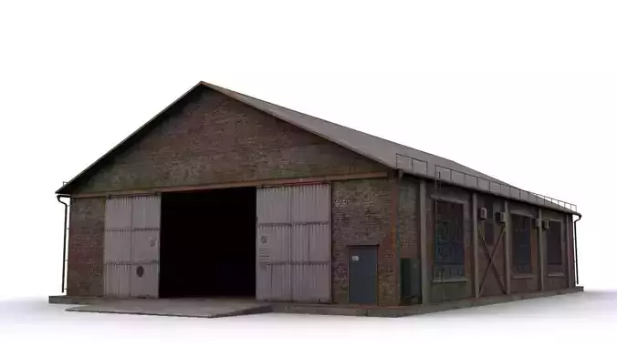 Hangar brick building