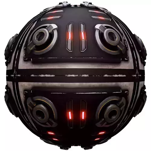 PBR Seamless Sci-Fi Texture 03 Low-poly 3D model PBR Seamless Sci-Fi Texture 03 Low-poly 3D model