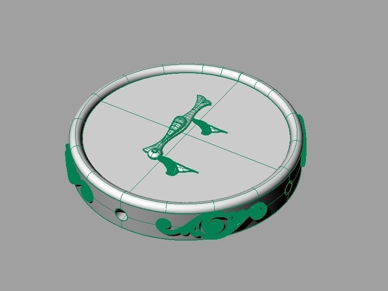 Pendant trchnagir Eh 3D print model_17