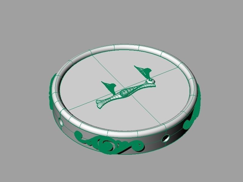 Pendant trchnagir Eh 3D print model_13