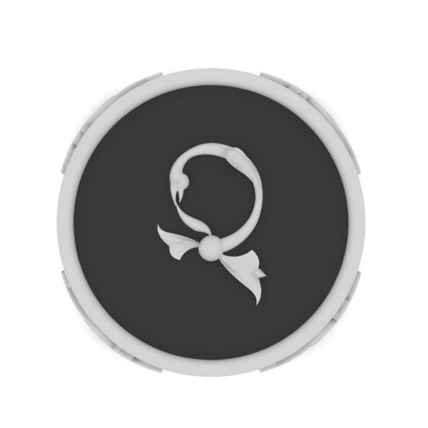 Pendant trchnagir Dj 3D print model_3