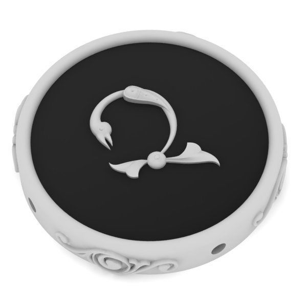 Pendant trchnagir Ch 3D print model_7