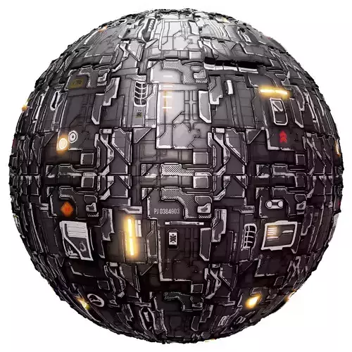 PBR Seamless Sci-Fi Texture 06 Low-poly 3D model PBR Seamless Sci-Fi Texture 06 Low-poly 3D model