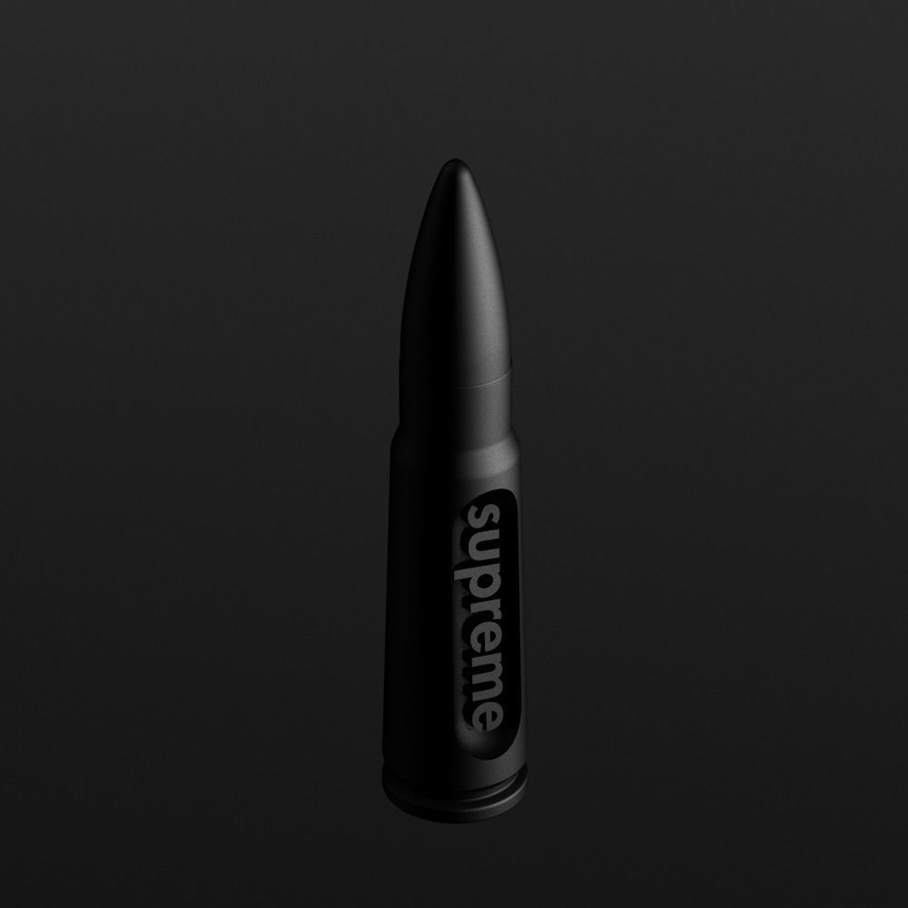 Keychain Bullets Ak 47 With An Inscription  3D model_1