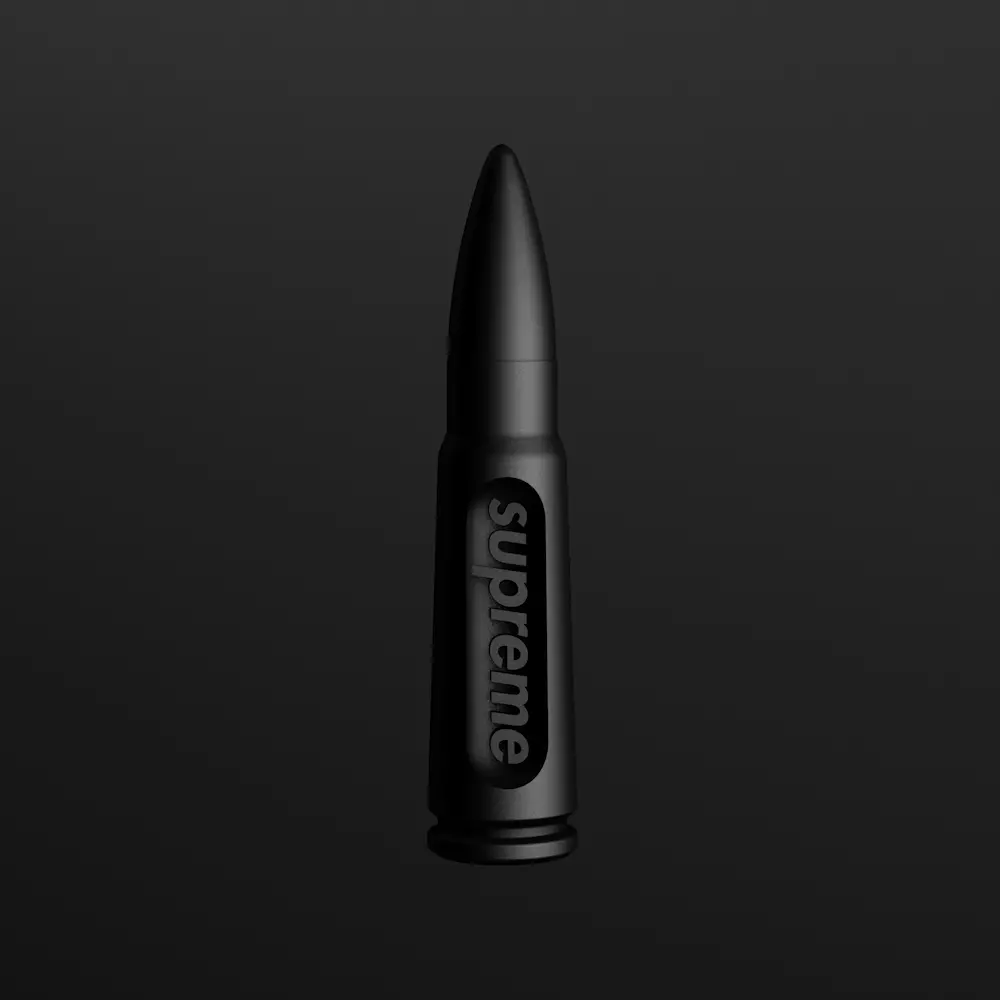 Keychain Bullets Ak 47 With An Inscription  3D model_0