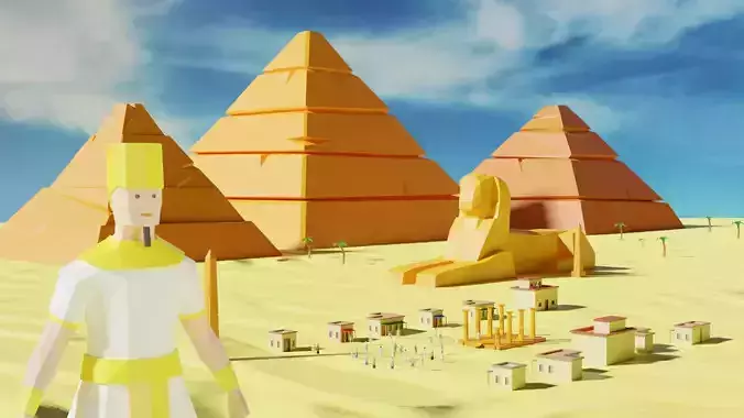 Low Poly Ancient Egypt Pack