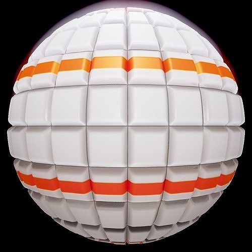 PBR Seamless Sci-Fi Texture 11 Low-poly 3D model