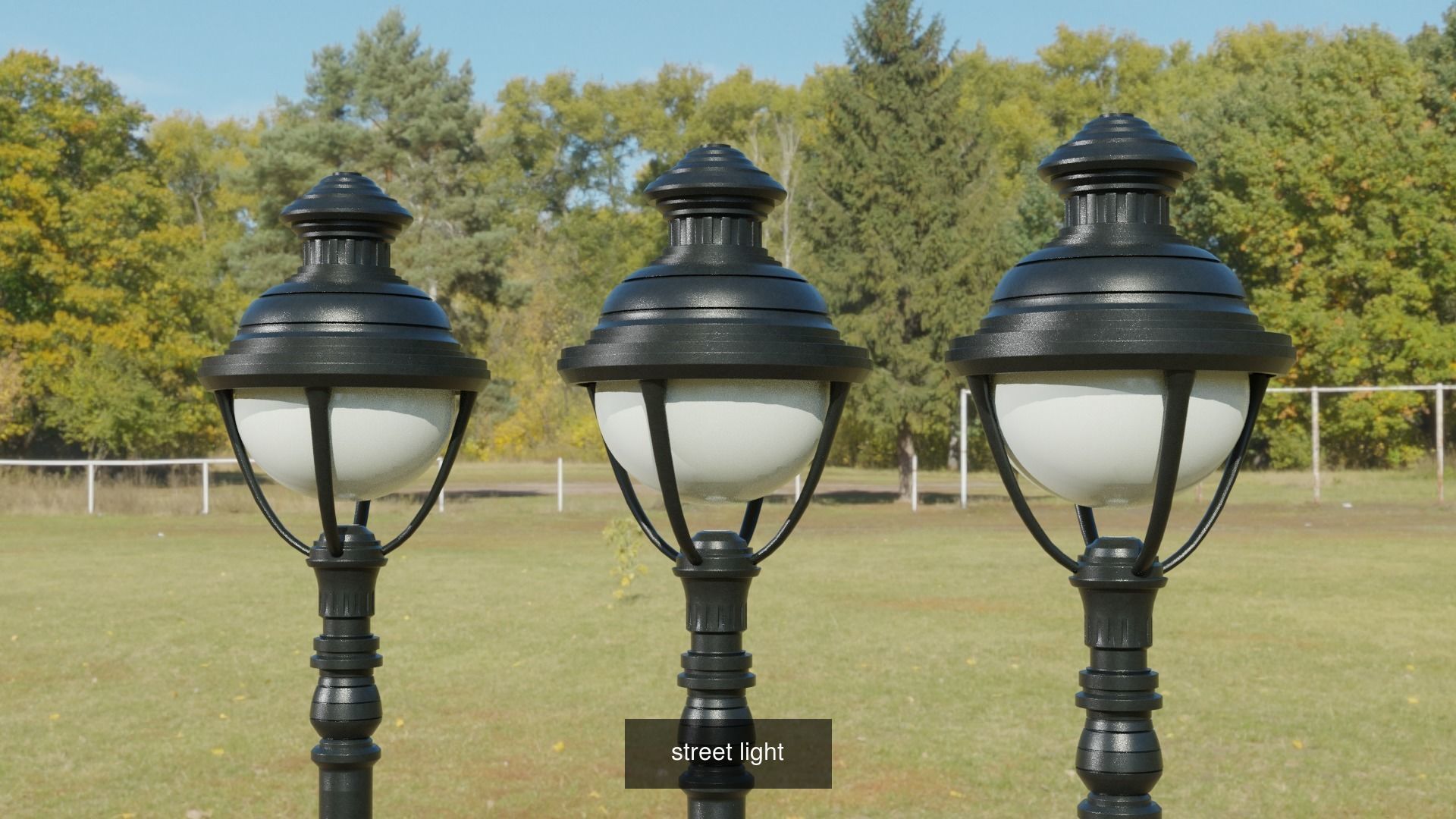 street lights 3D Model Collection_4