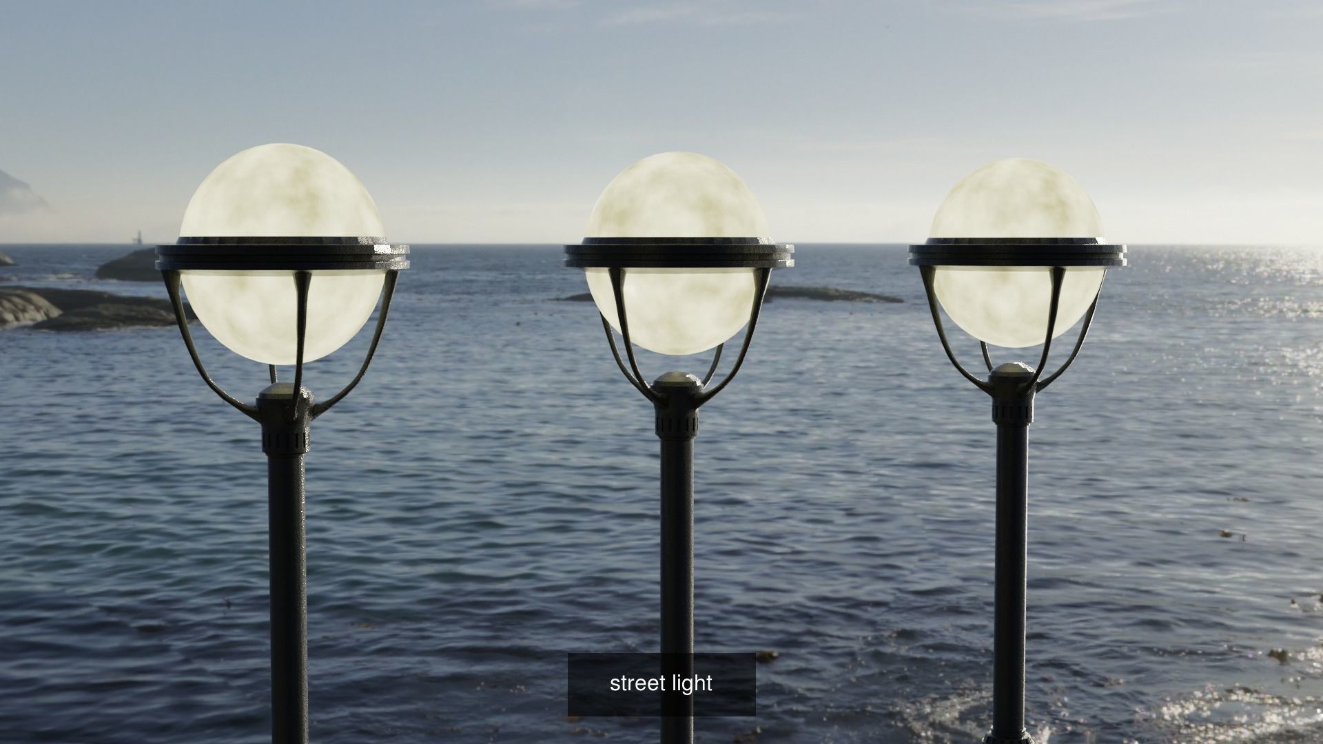 street lights 3D Model Collection_5