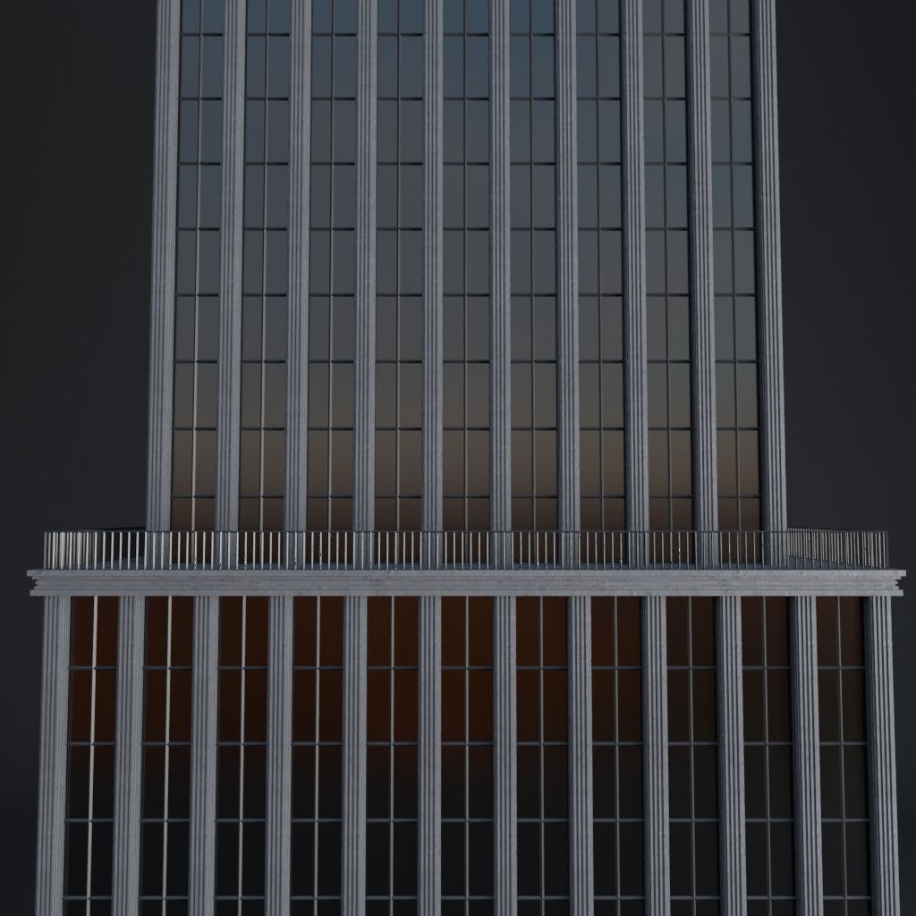 CITY SCENE SET WITH DEMO FILE AND ALL THE ASSET 3D Model Collection_52