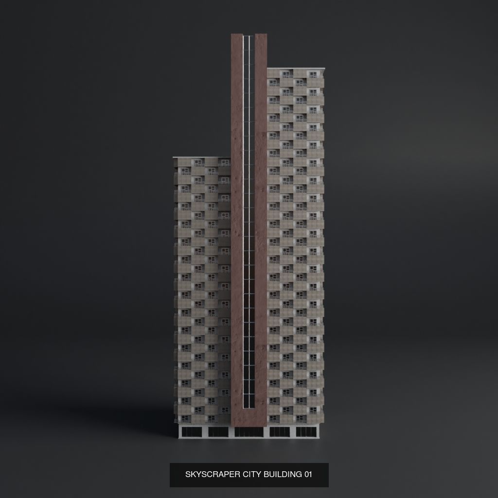 CITY SCENE SET WITH DEMO FILE AND ALL THE ASSET 3D Model Collection_2
