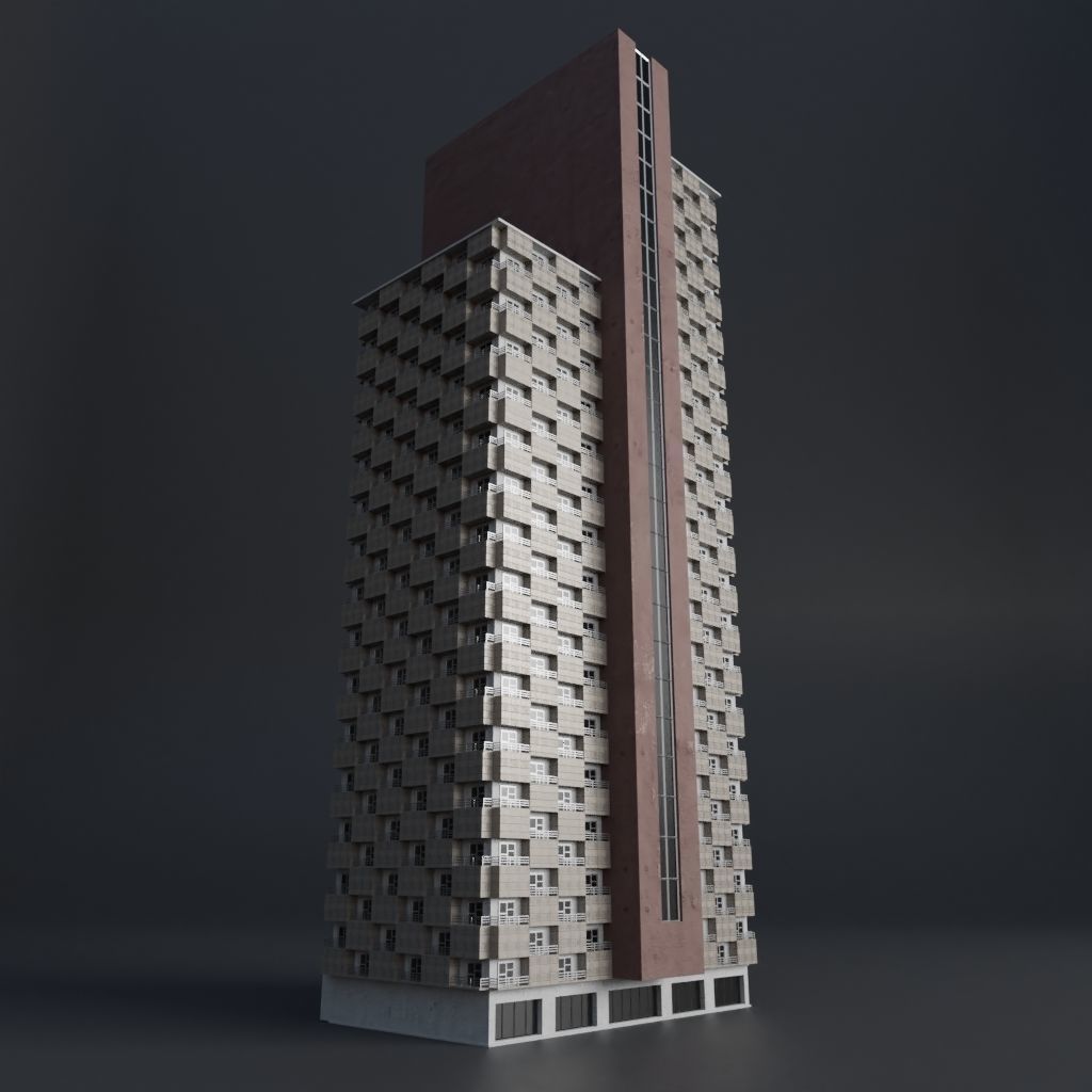 CITY SCENE SET WITH DEMO FILE AND ALL THE ASSET 3D Model Collection_50