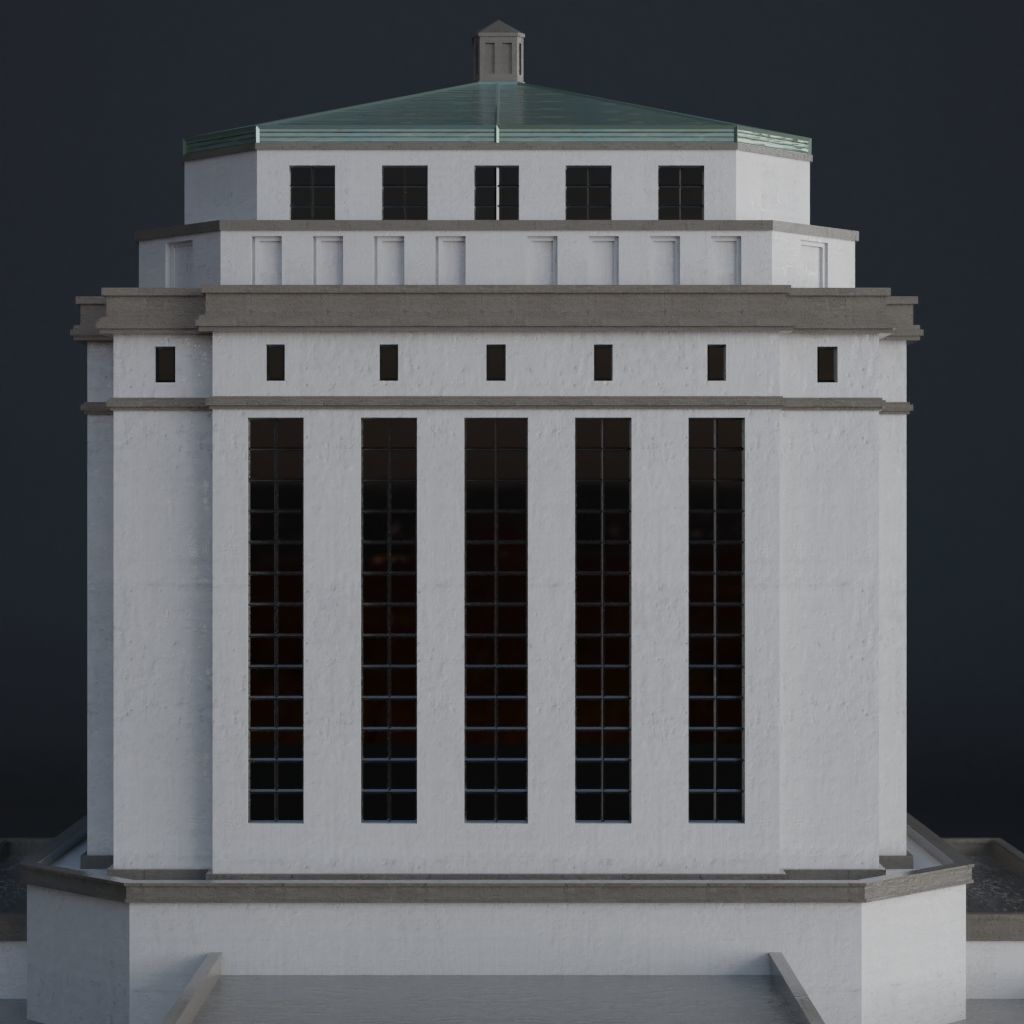 CITY SCENE SET WITH DEMO FILE AND ALL THE ASSET 3D Model Collection_55