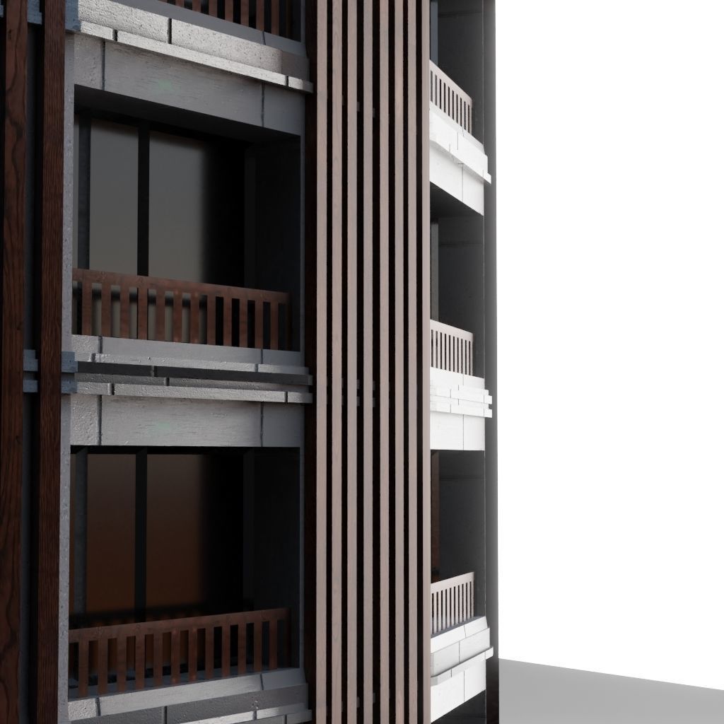 CITY SCENE SET WITH DEMO FILE AND ALL THE ASSET 3D Model Collection_45