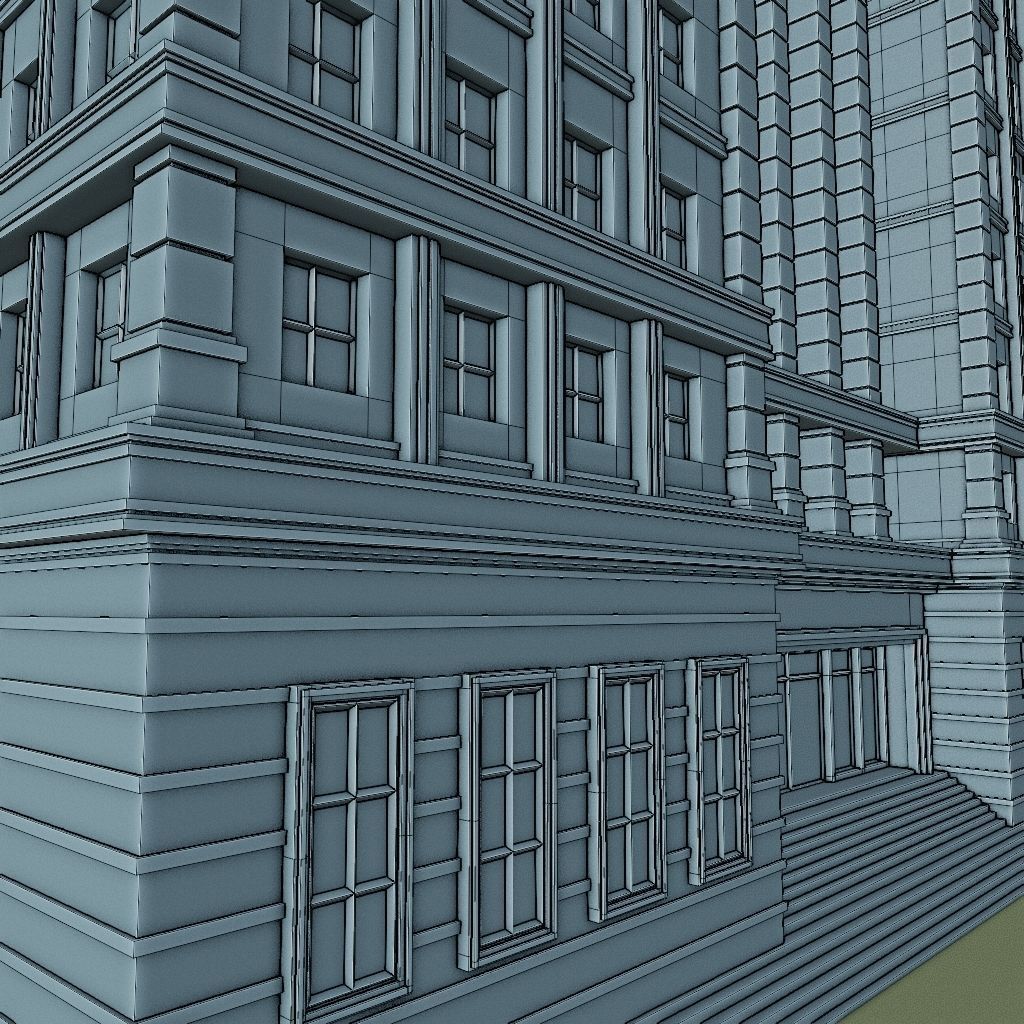 CITY SCENE SET WITH DEMO FILE AND ALL THE ASSET 3D Model Collection_84