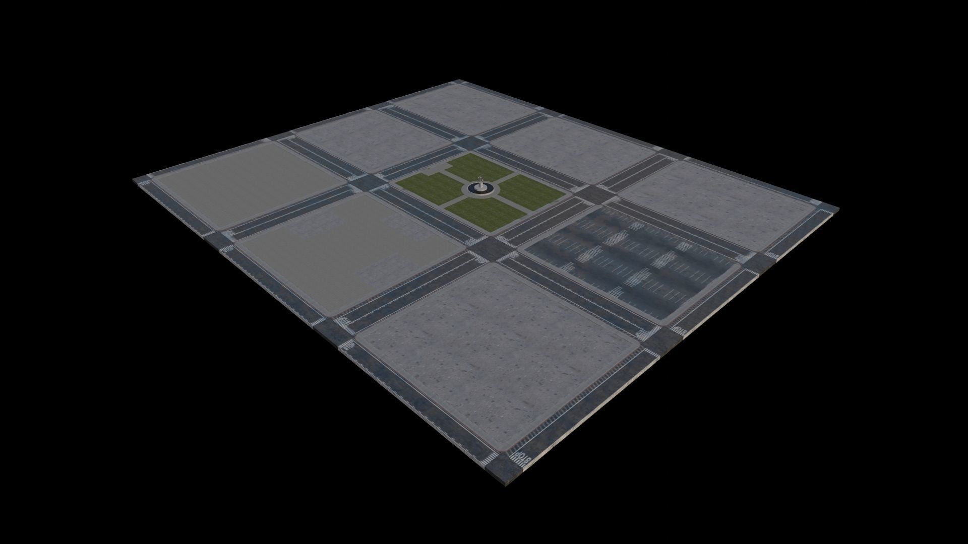 CITY SCENE SET WITH DEMO FILE AND ALL THE ASSET 3D Model Collection_90