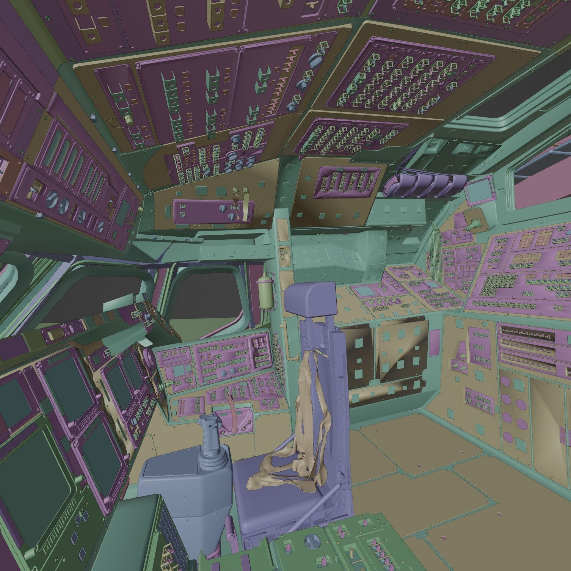 SPACE SHUTTLE Atlantis Complete 3D model_29