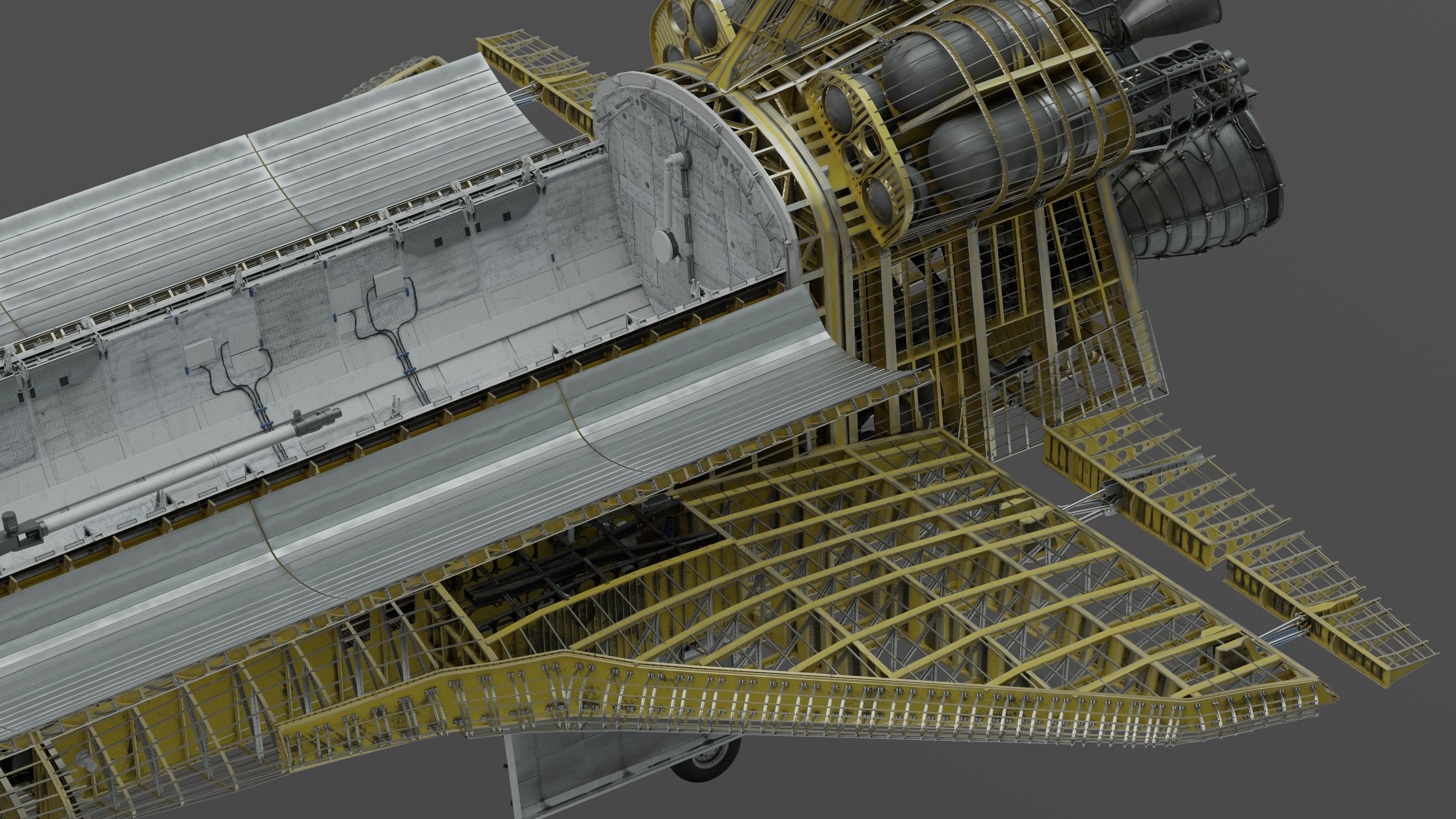 SPACE SHUTTLE Atlantis Complete 3D model_9