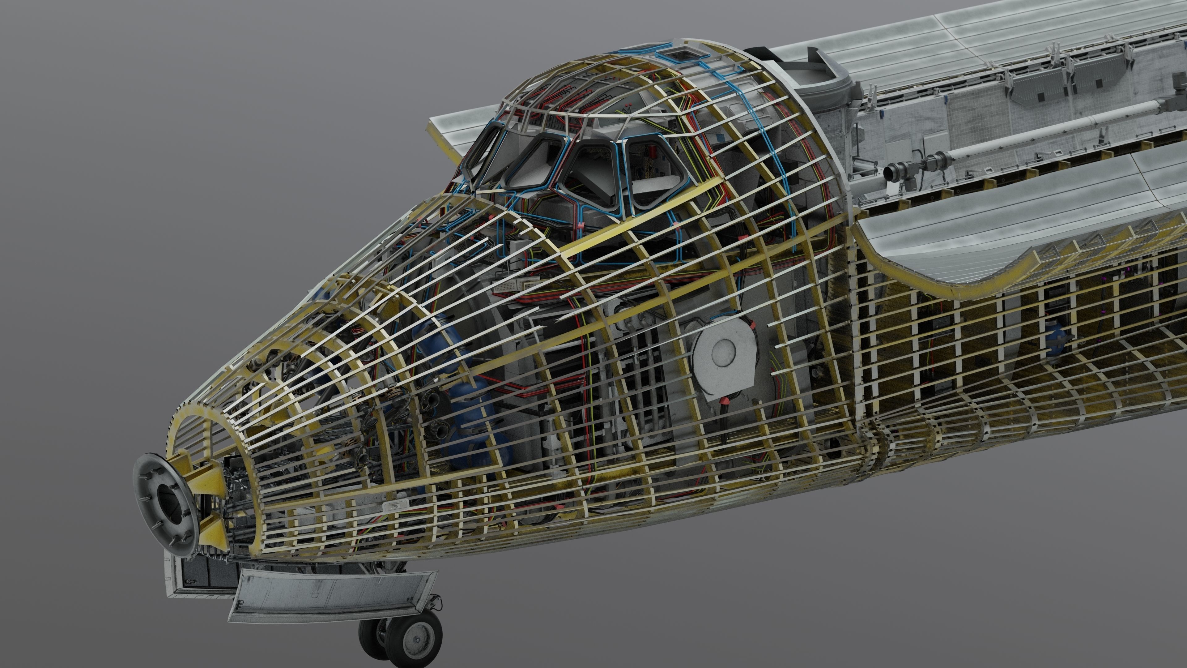SPACE SHUTTLE Atlantis Complete 3D model_12