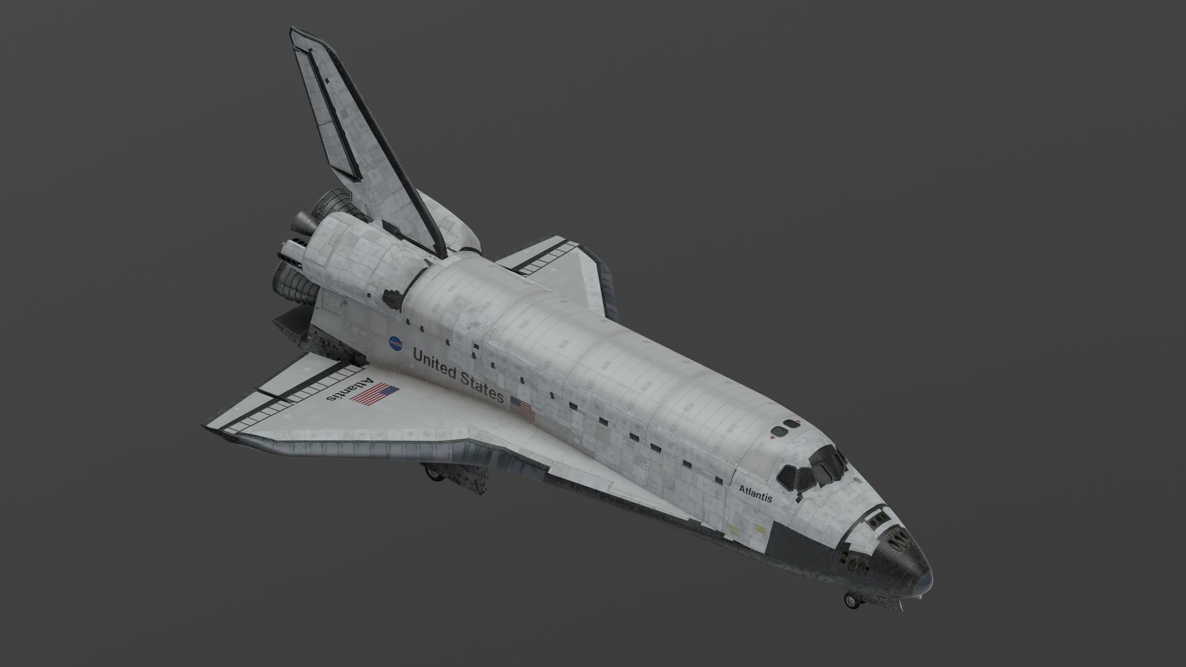 SPACE SHUTTLE Atlantis Complete 3D model_2
