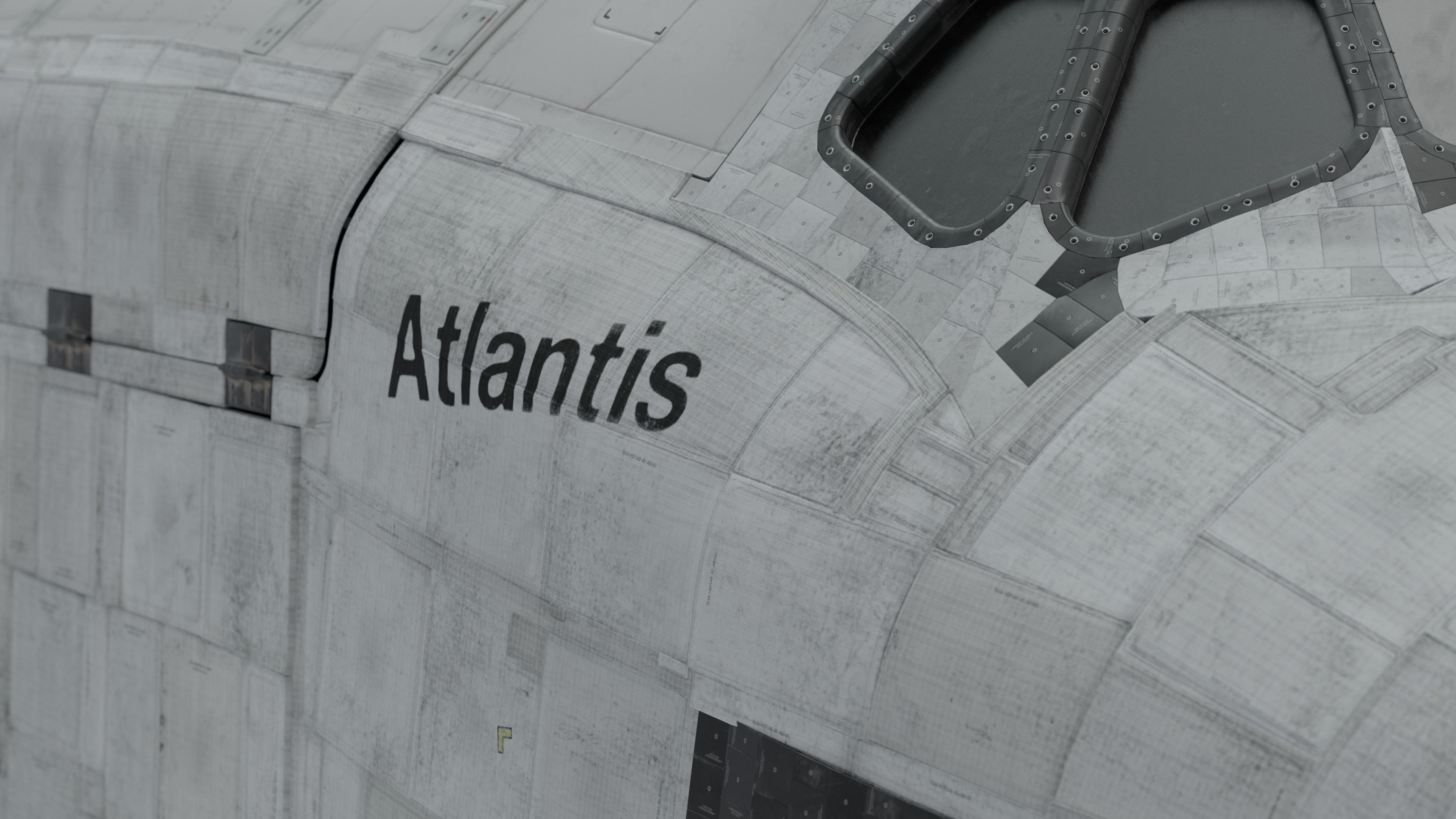 SPACE SHUTTLE Atlantis Complete 3D model_23