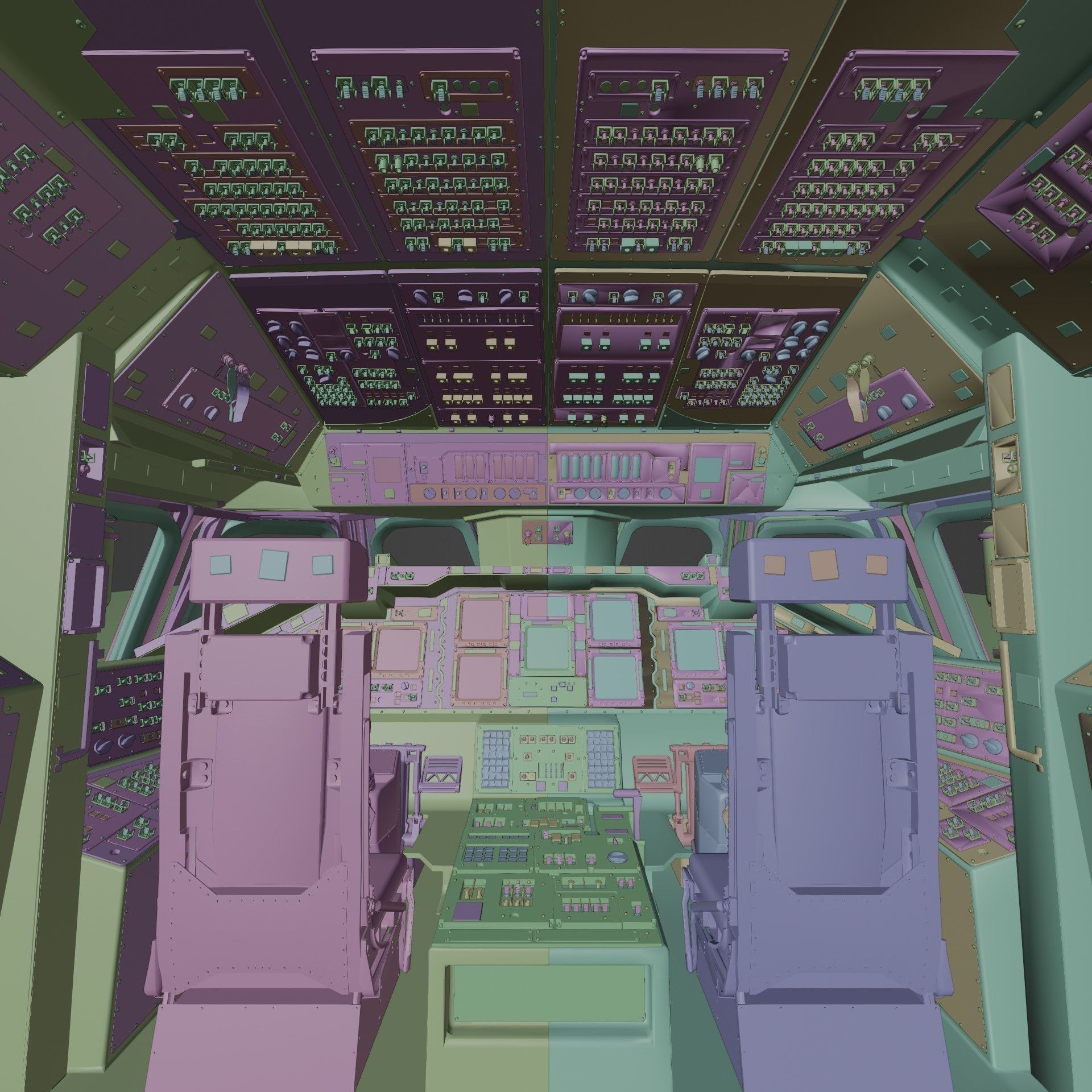 SPACE SHUTTLE Atlantis Complete 3D model_26